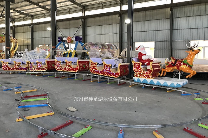 定制圣誕主題軌道火車(chē)